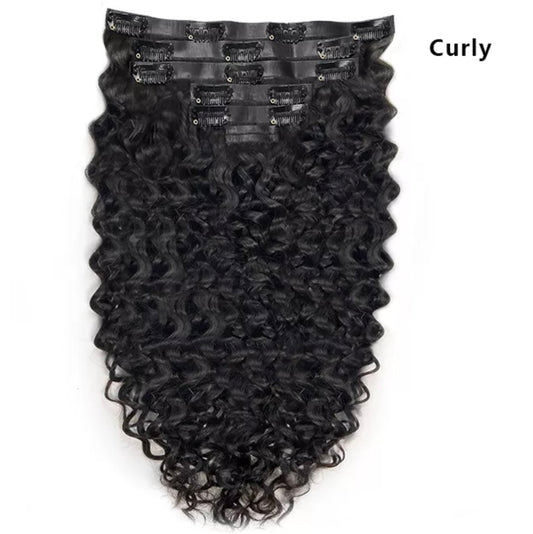 Curly- Seamless Clip Ins