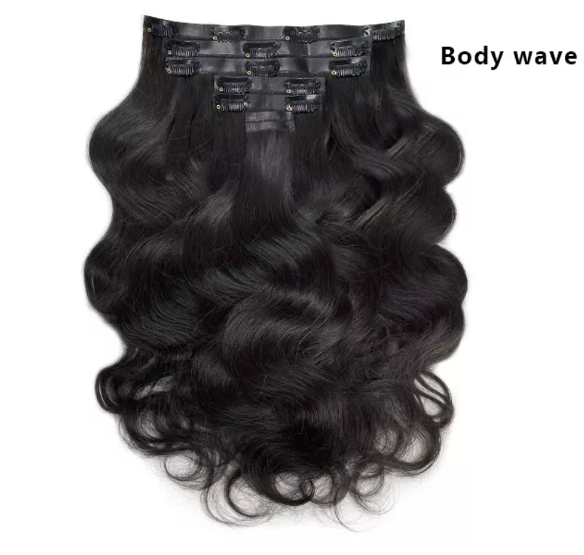 Body Wave- Seamless Clip Ins